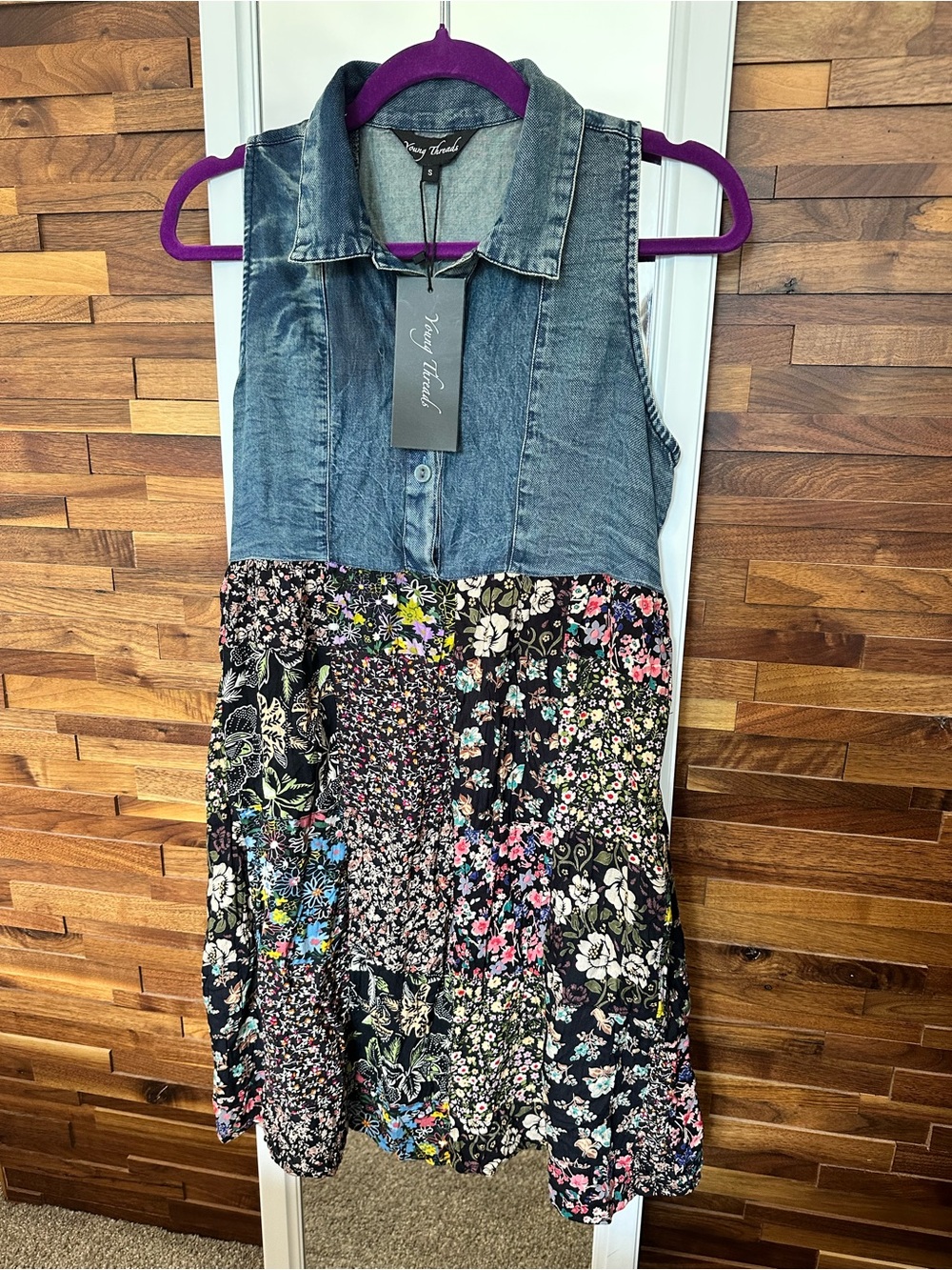 NWT💙Young Threads Wildflower Meadow Dress Small - Picture 5 of 8